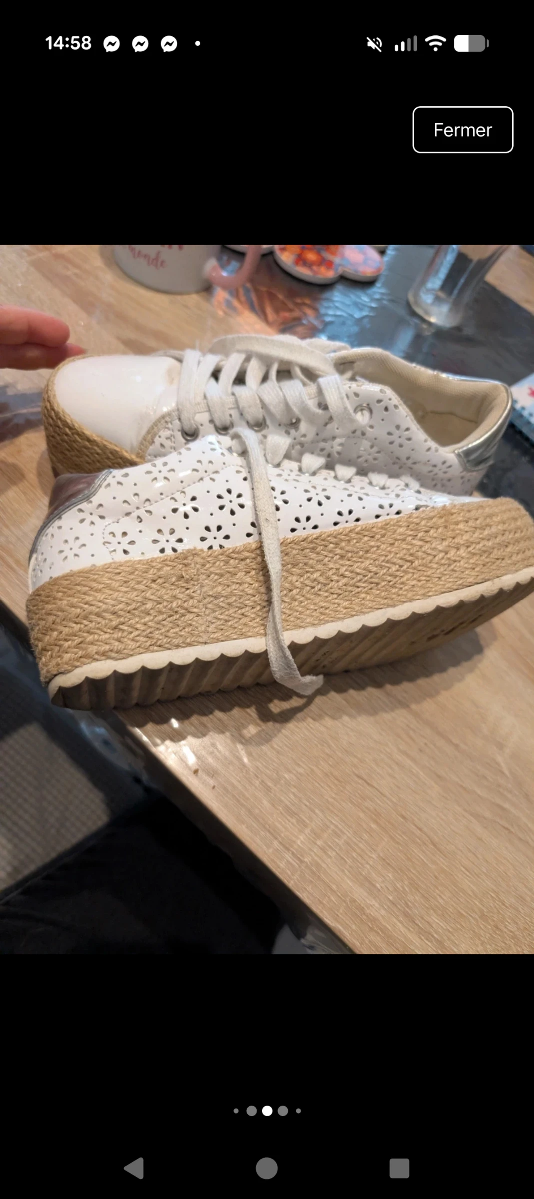 Sublimes baskets compensées de la marque GUESS.taille 37 – photo 8